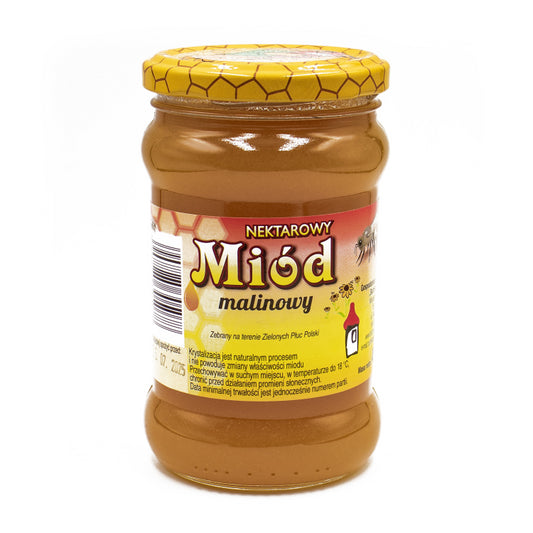 Polski miód malinowy 400g